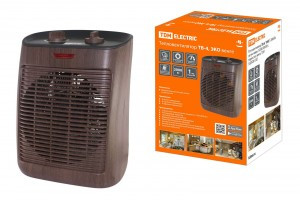 TDM Тепловентилятор ТВ-4, "ЭКО", 2000 Вт, регул. мощн. (1200/2000 Вт), термостат, венге SQ2520-1307