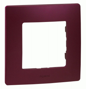 IEK ETIKA рамка СУ 1 мест. сливовый 672561