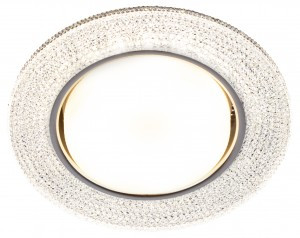 ЭРА DK LD53 WH св-к встр. декор cо св/д подсветкой GX53, (90-110)120x120x22, белый 57475