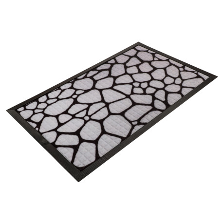 VETTA Коврик придверный, резиновый с ворсом полиэстер, 50x80см, "Знаки" 4 дизайна