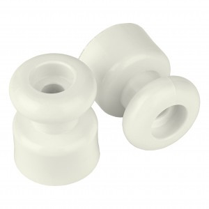 Bylectrica РЕТРО изолятор большой (O19,5-h24,5мм) тер.пласт БЕЖ. (цена за уп.10шт) ЮЛИГ.757522.016