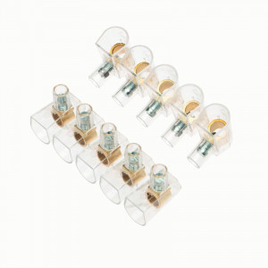 REXANT зажим винтовой изолированный концевой КЗВИ 5х10мм2, 57А (10шт, цена за шт 07-5704