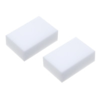 Губки для удаления пятен тм VETTA, 2шт, 9х6х3см, меламин, белый цвет