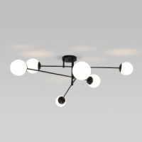 EUROSVET люстра 6x60W E27 1428x1428x400 черный 30181/6 Умный дом a062214