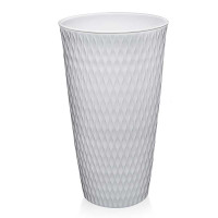 Кашпо Керама 15,5л белый Эльфпласт 583 х6