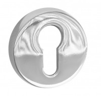 Накладка на цилиндр круг. РЕНЦ, хром блестящий INET 06 CP