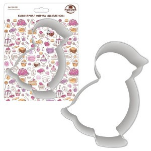 Форма кулинарная "Цыпленок" (кратность 3!!!) 17*11,5*2,5см 8-148 Мультидом