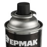 Газ для портативных плит тм ЕРМАК, всесезонный, метал. баллон 220гр, 520см3(цанг., ЕАЭС)