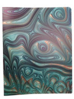 Папка файловая 20 файлов Малахит, белая основа 1204605