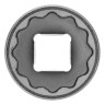 Набор торцевых головок, 3/8", 12 гранные, CrV, 9-19мм, 10 штук Matrix