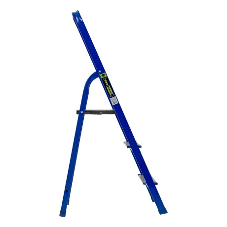 Стремянка, 3 ступени, стальной профиль, алюминиевые ступени Сибртех