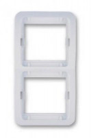 Makel Mimoza рамка СУ 2 мест. бел. (верт.) 22032