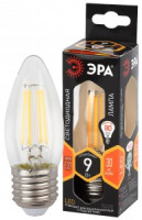 ЭРА F-LED свеча C35 E27 9W(770lm) 2700K 2K филамент (нитевидная) прозр. 100х35 B35-9W-827-E27 2952