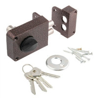 Замок накл ЗН-1-3 Зенит (Медь)  2 ригеля, 4 англ.ключа   \16