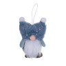 СНОУ БУМ Сувенир елочный Гномик 8x6x11 см, полиэстер, белый, синий, 2 вида