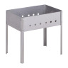 GRILLBOOM Мангал сборный "Эконом", сталь 0,4мм, 35*25*35 см, с шампурами