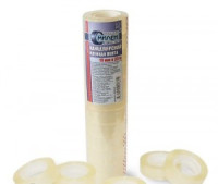 Клейкая лента канцелярская 19х33 Китай, 12 шт./уп. 107517