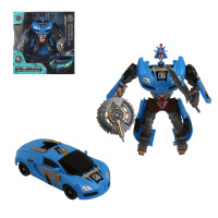 ИГРОЛЕНД Робот трансформирующийся &quot;Спорткар&quot;,  PP, 19х19,5х7,5 см, 4 дизайна