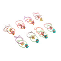 ЮНИLOOK Резинки для волос детские, 2шт, d5,5см, полиэстер, ПВХ, микс дизайнов, ACS25-1