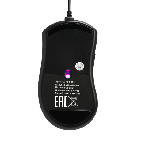 BY Игровая мышь проводная Rifle 7200dpi,7D,A725F,RGB,220см