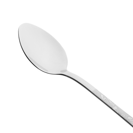 Ложка чайная с удлиненной ручкой "Цветы", 19см, нерж.сталь