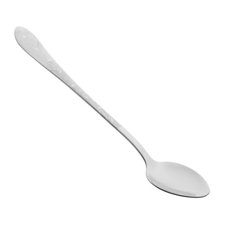 Ложка чайная с удлиненной ручкой "Цветы", 19см, нерж.сталь