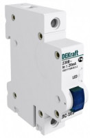 DEKraft лампа сигнальная светодиодная ЛС-101 DIN 1П синяя 220В 18006DEK (12!)