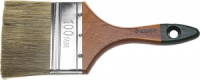 Кисть плоская  ЗУБР &quot;ЛАЗУРЬ-МАСТЕР&quot;, смешанная щетина, деревянная ручка, 100мм (12!!!)