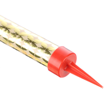 Фонтан свеча для торта, поток золотых искр 10-12,5см. 30сек. 4 шт, тм МАКСЭМ