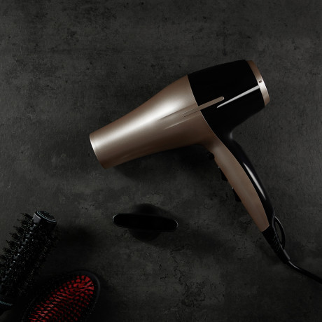 LEBEN Фен для волос 2000Вт, коричневый