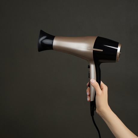 LEBEN Фен для волос 2000Вт, коричневый