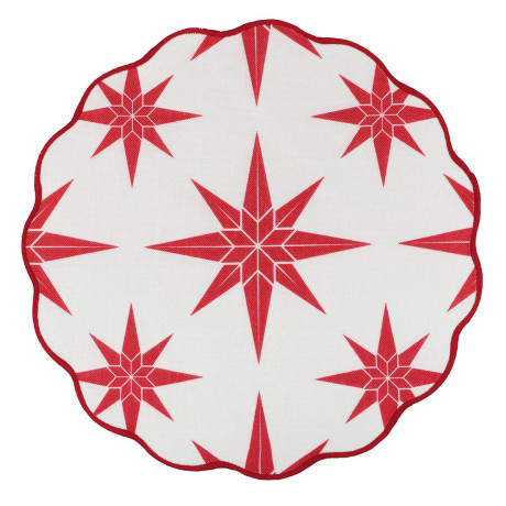 PROVANCE Щелкунчик Салфетки сервировочные, 2шт в комплекте, 38см, 100% полиэстер, 2 дизайна