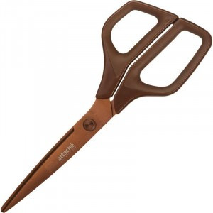 Ножницы Attache selection 3D, 210 мм, покрытие Titanium coffe, цвет кофе 604060