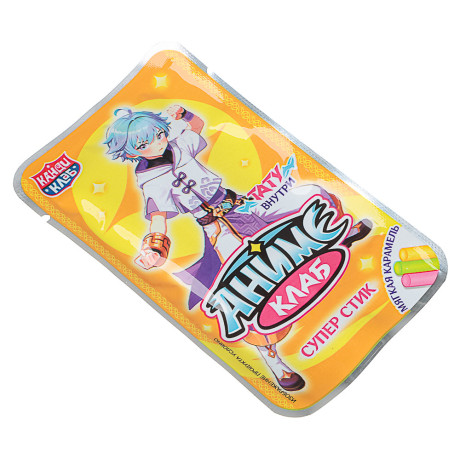 Мягкая карамель с татуировкой "Аниме Клаб. Супер Стик" 5гр