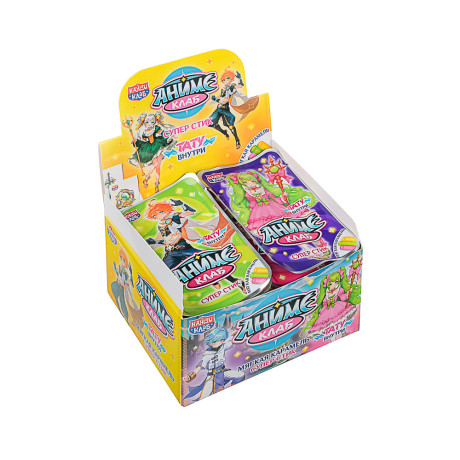 Мягкая карамель с татуировкой "Аниме Клаб. Супер Стик" 5гр