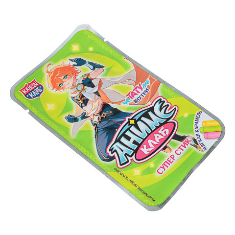 Мягкая карамель с татуировкой "Аниме Клаб. Супер Стик" 5гр