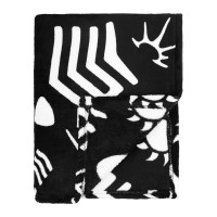 BY Русские супергерои Плед микрофибра, 130х150см, 230гр/м, черно-белый