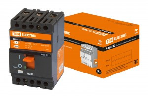 TDM ВА88-32 3P  16А автомат. выкл. 25кА Iном 125А тепловой и ЭМ расцепитель Iотс. 10Iн SQ0707-0001