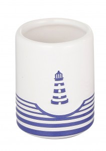 Стакан для ванной Морское путешествие, керамика, TU-TT, 8264, Рыжий Кот