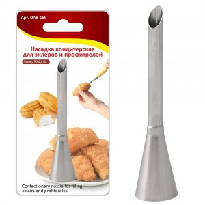 Насадка кондитерская, 9,5*2,8см (кратность 6шт!!!), нерж.сталь DA8-169 Мультидом
