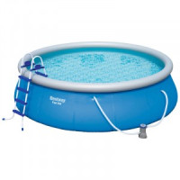 Бассейн с надувным бортом (полный комплект), 457х122см, 13807л, 57289 Bestway арт.30583