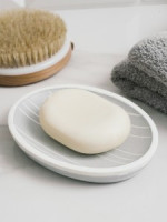 Мыльница Granit, полирезин, цвет бел/серый 75210 Master House