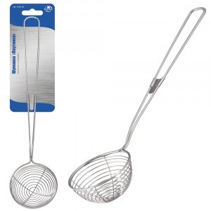 Шумовка "Паутинка", d=6,5см, длина 27см (кратность 3шт!!!) нерж.сталь VL50-123 Мультидом