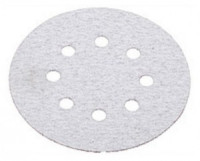 Круг шлифовальный URAGAN &quot;Универсальный с покрытием стеарата цинка&quot; на липучке, 6 отверстий, P180, 1