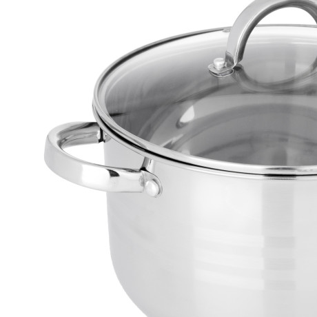 VETTA Фултон Кастрюля 24х14см, 5,4л, со стекл. крышкой, индукция