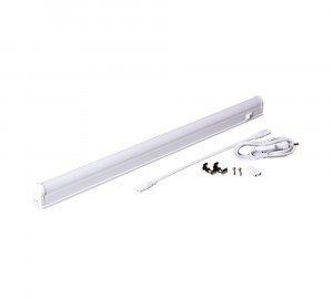 Jazzway св-к св/д линейный 10W(900Lm) 3000K IP20 900x23x38 выкл,скобы,шнур вилка PLED T5i PL.5010352