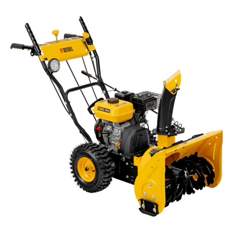 Гибридная снегоуборочная машина с функц. подметания SWB-600, 212 сс, руч. старт, 2 насадки Denzel