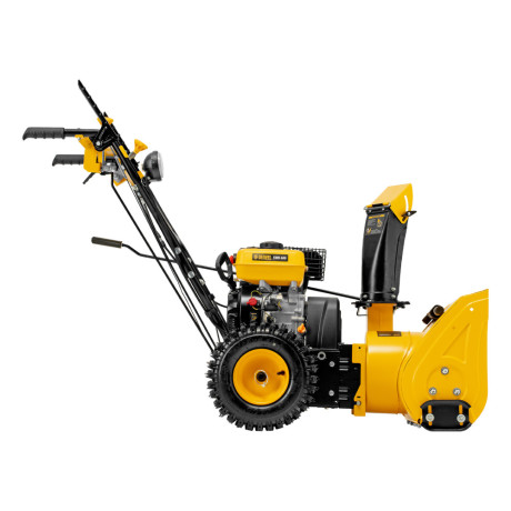 Гибридная снегоуборочная машина с функц. подметания SWB-600, 212 сс, руч. старт, 2 насадки Denzel