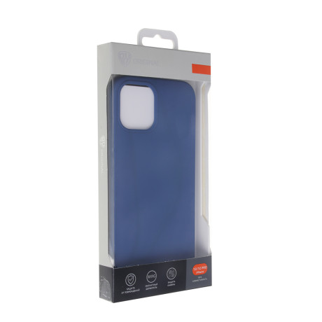 BY Чехол для смартфона MS Цветной, iP - 12/12 pro, синий, силикон