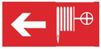 Navigator наклейка указатель движения к пожарному крану налево NL-100x200W-F30 (на стену), 14430